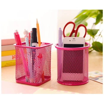 2020 New Rectangular Mesh Style Metal Pencil Holder Organizer Desk Pen Containers
2020 New Rectangular Mesh Style Metal Pencil Holder Organizer Desk Pen Containers