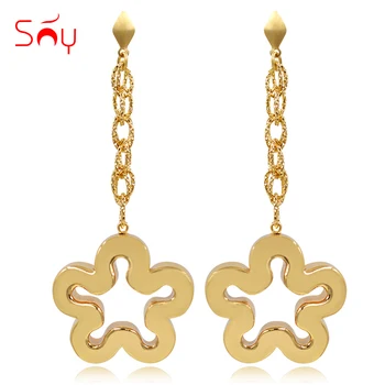 Sunny Jewelry Long Drop Dangle Earrings Fashion Jewelry 2019 Dubai Women Accessories Copper High Quality Big Flower For Wedding
Sunny Jewelry Long Drop Dangle Earrings Fashion Jewelry 2019 Dubai Women Accessories Copper High Quality Big Flower For Wedding