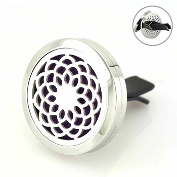 30mm Stainless Steel Flower design aromatherapy essential oil car diffuser with vent clip
30mm Stainless Steel Flower design aromatherapy essential oil car diffuser with vent clip