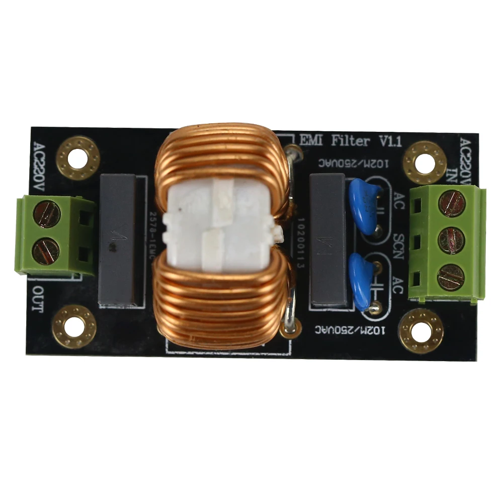 18A EMI Power Supply Filter Board DIY Kits For Speaker Power Amplifier Filtering