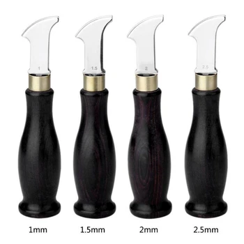 New Ebony Handle Leather Edge Creaser Leathercraft Marking Edge Decorate Line Tool Blade Shallow Groove Press Line
New Ebony Handle Leather Edge Creaser Leathercraft Marking Edge Decorate Line Tool Blade Shallow Groove Press Line