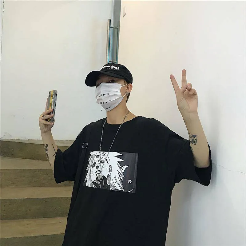 Naruto Tshirt Streetwear Men Women Casual Summer Amine Harajuku T-shirt Cartoon Print Male tops Funny Japan Hip Hop T Shirt Boys
Naruto Tshirt Streetwear Men Women Casual Summer Amine Harajuku T-shirt Cartoon Print Male tops Funny Japan Hip Hop T Shirt Boys
