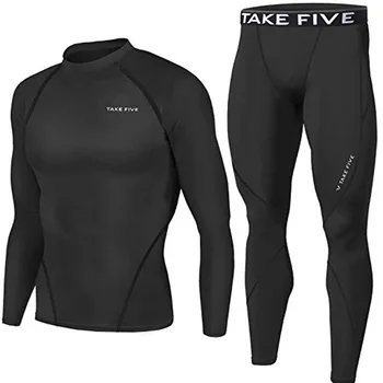 New Premium Take Five Men's Compression Under Base Layer Top Tight Long Sleeve Clothes Sets-001+501
New Premium Take Five Men's Compression Under Base Layer Top Tight Long Sleeve Clothes Sets-001+501