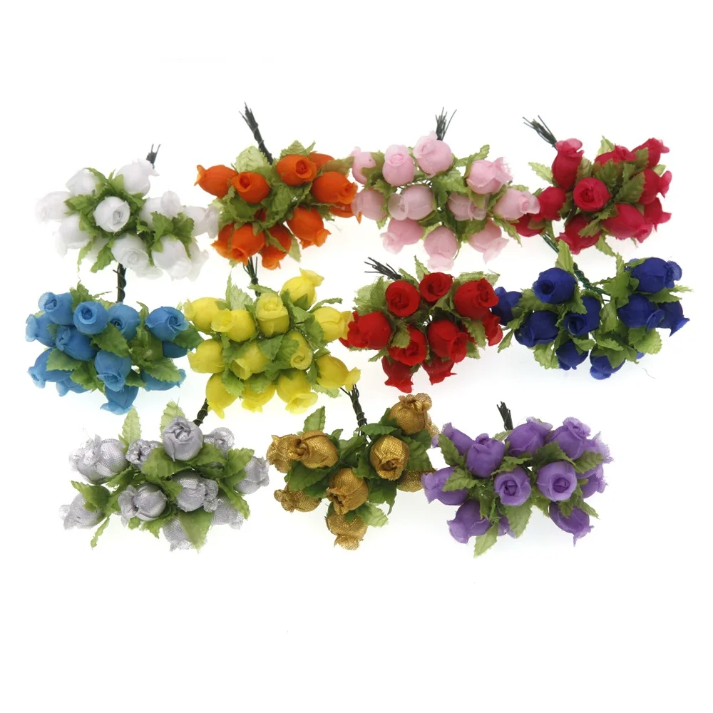 12Pcs 2cm Mini Silk Rose Flower Heads Artificial Flowers Bouquet Wedding Home Decoration Wreath DIY Candy box Accessories
12Pcs 2cm Mini Silk Rose Flower Heads Artificial Flowers Bouquet Wedding Home Decoration Wreath DIY Candy box Accessories