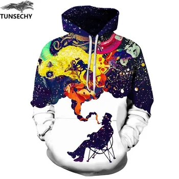 TUNSECHY Hoodies & Sweatshirts Men's Long Sleeve Autumn Winter Funny Print Smoking Person Hoody Casual Hoodies With Cap
TUNSECHY Hoodies & Sweatshirts Men's Long Sleeve Autumn Winter Funny Print Smoking Person Hoody Casual Hoodies With Cap