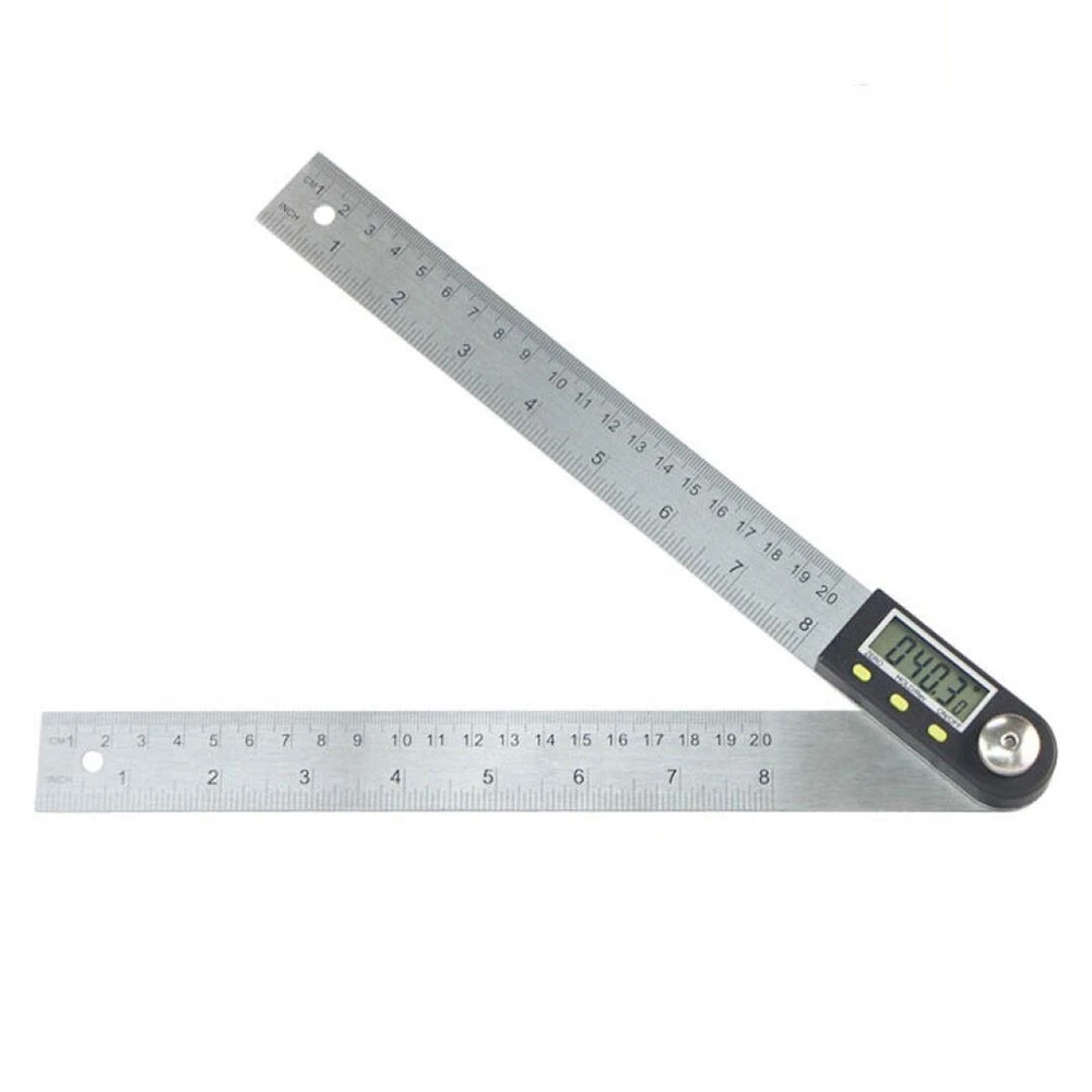 ATTKOO 2 IN 1 digital angle ruler protractor 360 degree 200mm electronic digital protractor angle meter angle finder
ATTKOO 2 IN 1 digital angle ruler protractor 360 degree 200mm electronic digital protractor angle meter angle finder