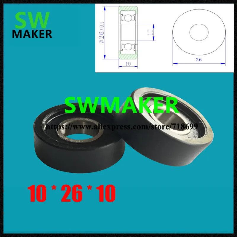 Package plastic bearings, pulleys, mini roller, rubber wheel, POM plastic nylon pulley, diameter 10*26*10, factory direct sales
Package plastic bearings, pulleys, mini roller, rubber wheel, POM plastic nylon pulley, diameter 10*26*10, factory direct sales