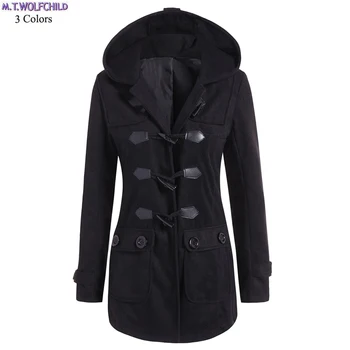 Free shipping Ladies new horn-button hooded woolen trench coats casual womens woolen outerwear fashion thick womens clothing
Free shipping Ladies new horn-button hooded woolen trench coats casual womens woolen outerwear fashion thick womens clothing