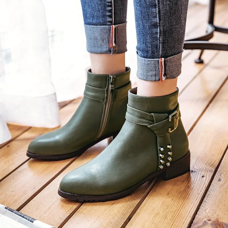 Big Size 9 10 11-15 boots women shoes ankle boots for women ladies boots Side zip belt buckle willow
Big Size 9 10 11-15 boots women shoes ankle boots for women ladies boots Side zip belt buckle willow