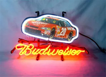 NEON SIGN For Budweiser Autographed Nascar #20 Racing Car GLASS Tube BEER BAR PUB Decorative Custom Led Light Signs 17*14"
NEON SIGN For Budweiser Autographed Nascar #20 Racing Car GLASS Tube BEER BAR PUB Decorative Custom Led Light Signs 17*14"