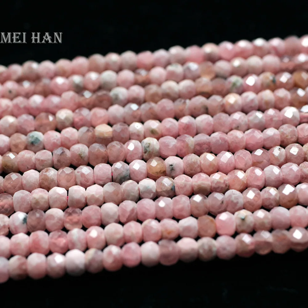 Meihan wholesale natural 2*3.5mm faceted rondelle rhodochrosite handmade loose stone beads for jewelry making
Meihan wholesale natural 2*3.5mm faceted rondelle rhodochrosite handmade loose stone beads for jewelry making