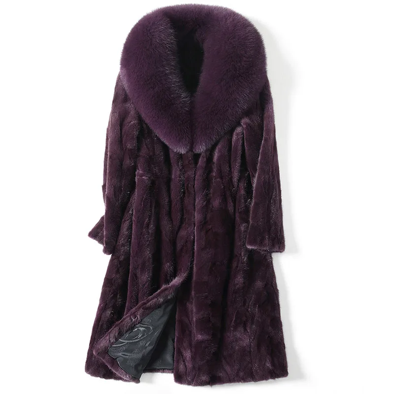 New style fashion fur coat,Genuine fox fur Collar ,good quality mink fur coat, women natural black coats of fur
New style fashion fur coat,Genuine fox fur Collar ,good quality mink fur coat, women natural black coats of fur