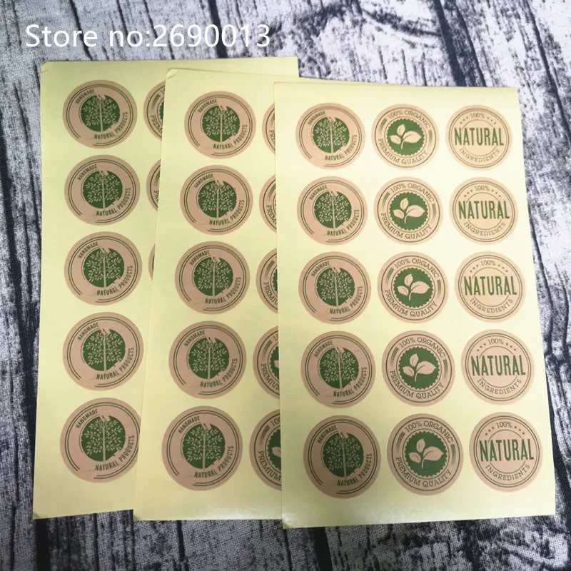 100pcs/lot Round Kraft Paper Seal Sticker NATURAL Stickers packaging label Material Supplies 3.5CM
100pcs/lot Round Kraft Paper Seal Sticker NATURAL Stickers packaging label Material Supplies 3.5CM