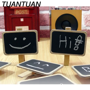 TUANTUAN Top Quality Mini Cute Kawaii Wooden Blackboard Chalkboards Clips Holder for Paper Photo Decoration
TUANTUAN Top Quality Mini Cute Kawaii Wooden Blackboard Chalkboards Clips Holder for Paper Photo Decoration