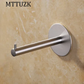 MTTUZK SU304 stainless steel brushed paper holder Round fixed Roll paper holder without cover paper rack Toilet accessories K09
MTTUZK SU304 stainless steel brushed paper holder Round fixed Roll paper holder without cover paper rack Toilet accessories K09