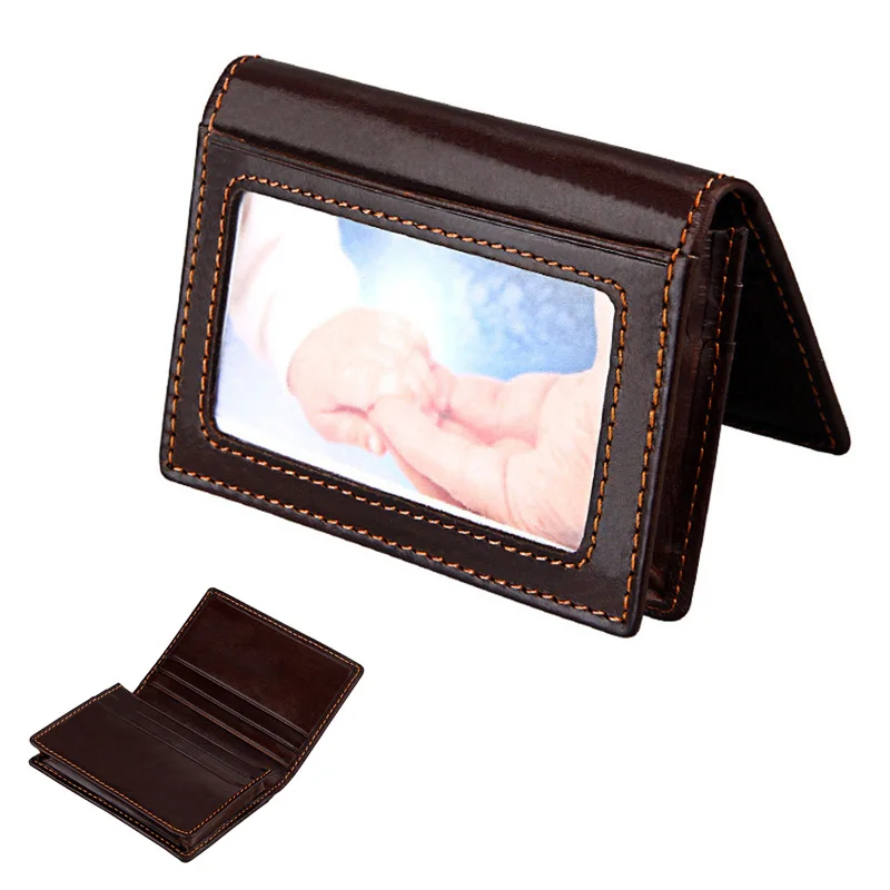 RFID Blocking Cow Genuine Leather Card Holder Case High Quality Women Men Business Card Wallet Handmade Coin Purse Card Cover
RFID Blocking Cow Genuine Leather Card Holder Case High Quality Women Men Business Card Wallet Handmade Coin Purse Card Cover