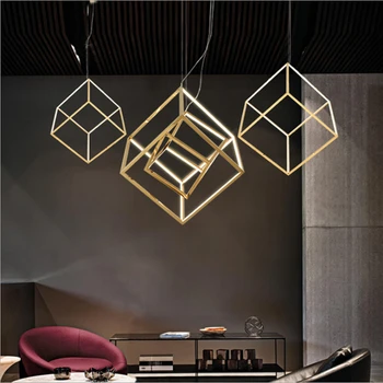 Modern Cube Led Pendant Light Fixture Square Hanging Lamp for Kitchen Living Room Bedroom Bedside Nordic Home House Decoration
Modern Cube Led Pendant Light Fixture Square Hanging Lamp for Kitchen Living Room Bedroom Bedside Nordic Home House Decoration