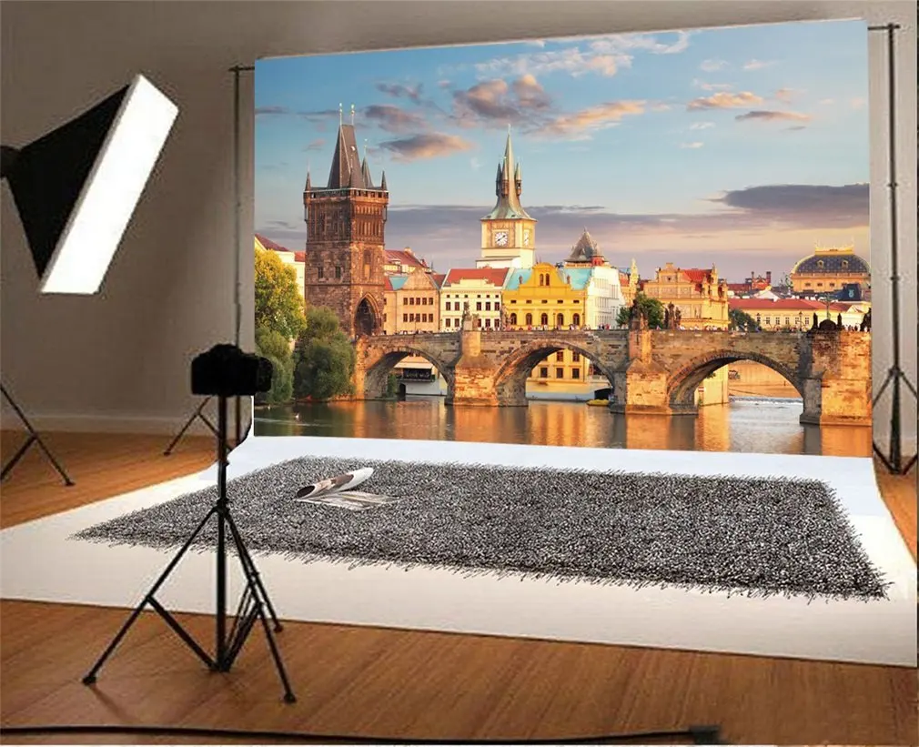 Photography Backdrop Landmark View of the Vltava River and Bridge Prague Czech Republic Photo Background
Photography Backdrop Landmark View of the Vltava River and Bridge Prague Czech Republic Photo Background