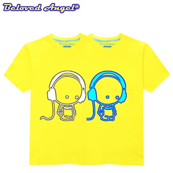 Baby Children T-Shirts For Girls Boys Luminous T Shirt Short Sleeve Summer Tops Kids Spiderman Punk Rock Children Clothing
Baby Children T-Shirts For Girls Boys Luminous T Shirt Short Sleeve Summer Tops Kids Spiderman Punk Rock Children Clothing