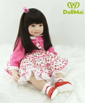 24 Inch Handmade Exquisite Princess doll Soft Silicone Toddler Baby Doll Reborn Baby Toy Birthday Gift Bedtime playmate
24 Inch Handmade Exquisite Princess doll Soft Silicone Toddler Baby Doll Reborn Baby Toy Birthday Gift Bedtime playmate