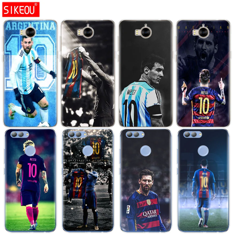Silicone phone Cover Case for huawei Y3 Y6 Y5 2 II 2017 nova 2s 2 LITE plusLionel Messi No. 10
Silicone phone Cover Case for huawei Y3 Y6 Y5 2 II 2017 nova 2s 2 LITE plusLionel Messi No. 10