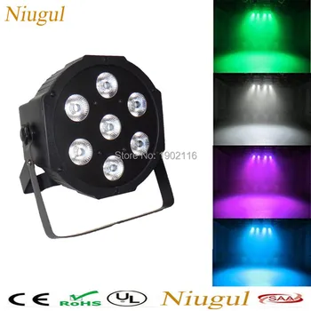 Niugul Ultra Bright LED Flat Par 7x12W RGBW Par LED Light DMX512 LED Stage Wash Lights For Wedding DJ Club Event Home Party Show
Niugul Ultra Bright LED Flat Par 7x12W RGBW Par LED Light DMX512 LED Stage Wash Lights For Wedding DJ Club Event Home Party Show