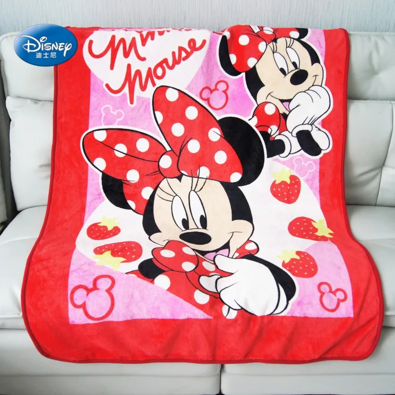 Disney красное и синее супер мягкое теплое одеяло с Микки Минни Маус для детей