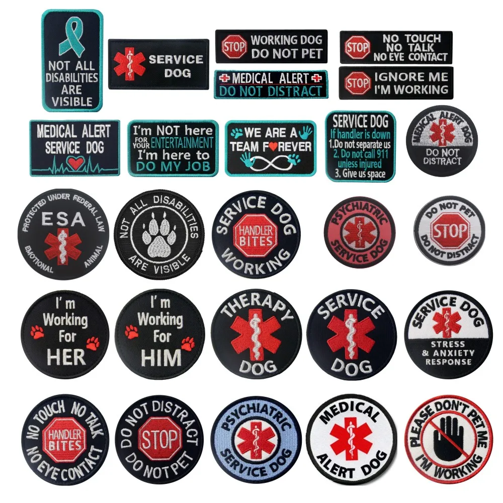 Service Dog Embroidery Patch Armband Badge Military Do Not Pet Tactical Morale Decorative Patches Sewing Applique Embellishment
Service Dog Embroidery Patch Armband Badge Military Do Not Pet Tactical Morale Decorative Patches Sewing Applique Embellishment