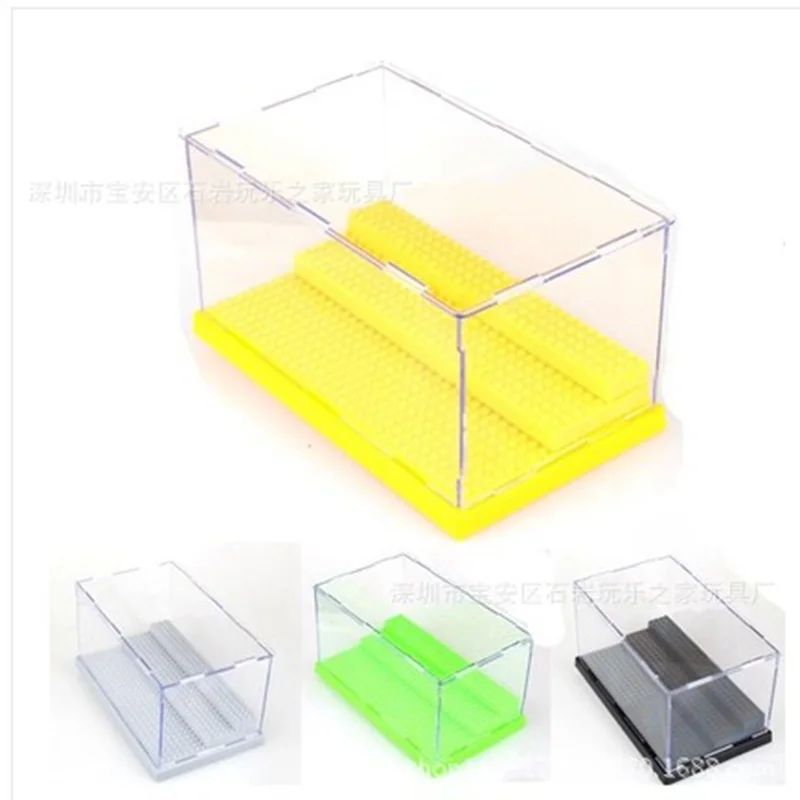 Figures Protection Showcase Single Sale Display Box with Base Plate for DIY Dolls Building Blocks Toys House Gift for Children
Figures Protection Showcase Single Sale Display Box with Base Plate for DIY Dolls Building Blocks Toys House Gift for Children