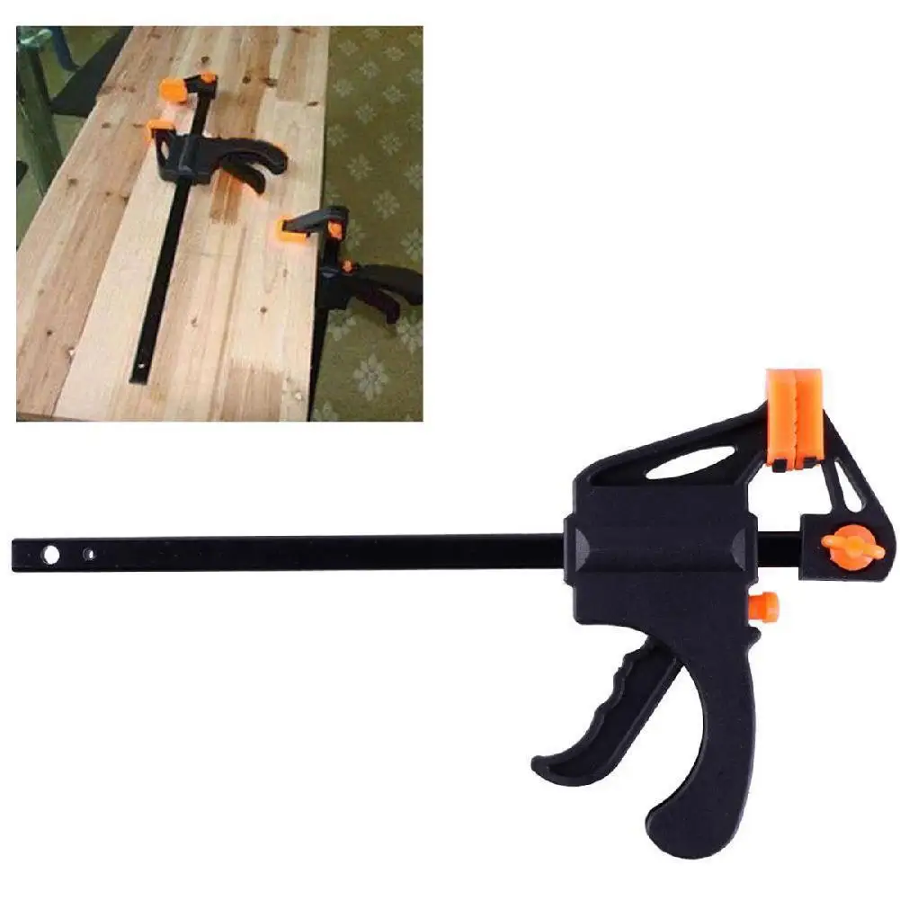 Adjustable 4 inch F Clip Quick Grip Clamps Wood Carpenter Gadget Tool DIY Hand Woodworking
Adjustable 4 inch F Clip Quick Grip Clamps Wood Carpenter Gadget Tool DIY Hand Woodworking
