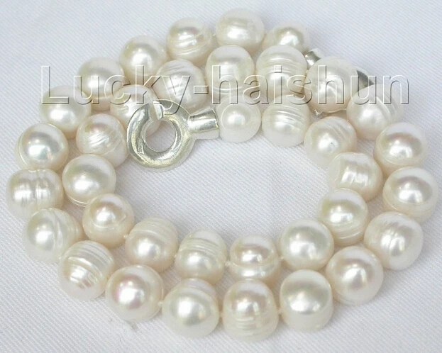 Baroque 12mm round freshwater white pearl necklace 925 silver clasp j7384 ^^^@^Noble style Natural Fine jewe FREE SHIPPING
Baroque 12mm round freshwater white pearl necklace 925 silver clasp j7384 ^^^@^Noble style Natural Fine jewe FREE SHIPPING