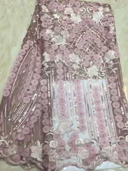 African Noble Design Net Lace Fabric With 3D Applique Guipure Style 3D Flower In Pink Nigerian Indian Wedding Mesh Material
African Noble Design Net Lace Fabric With 3D Applique Guipure Style 3D Flower In Pink Nigerian Indian Wedding Mesh Material
