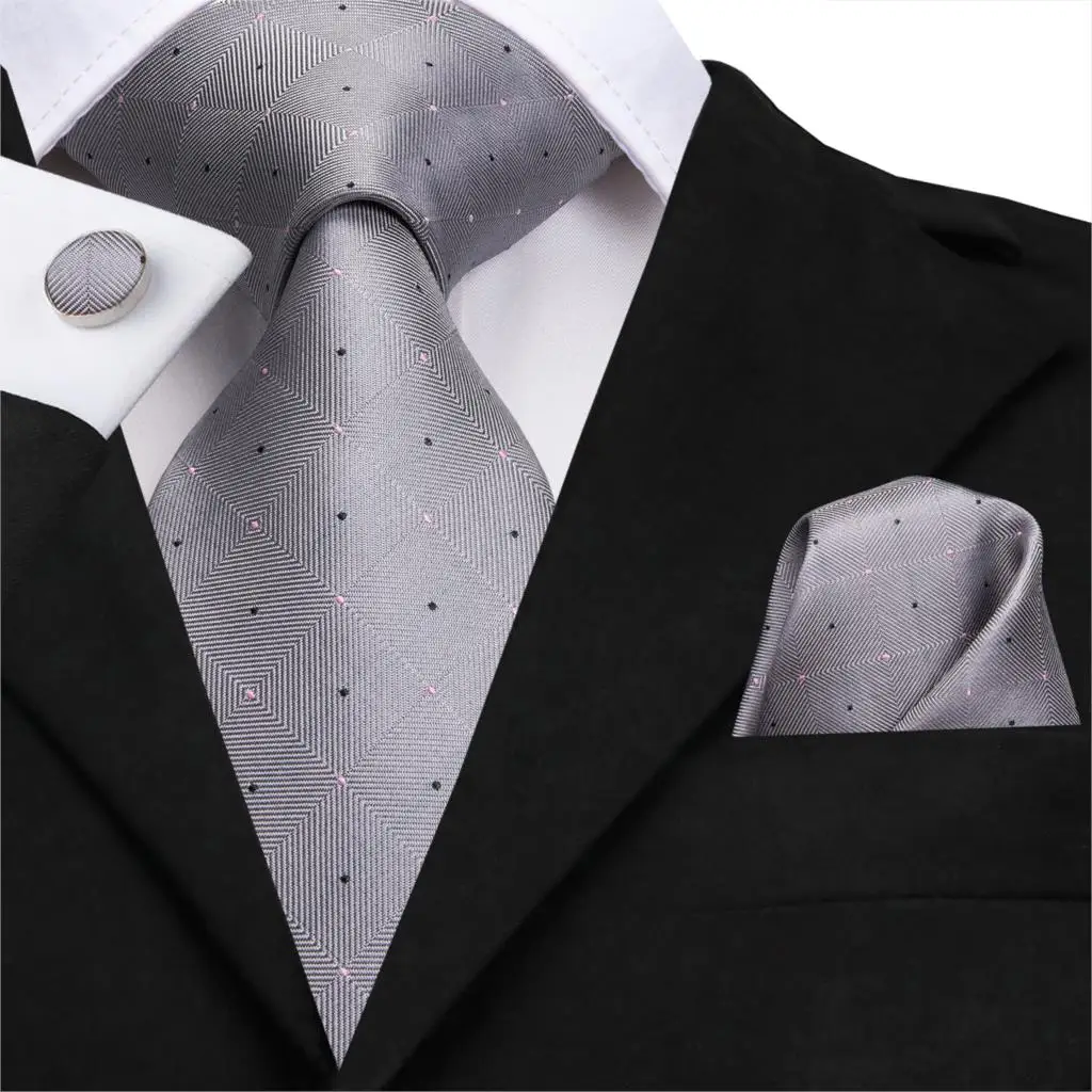 SN-3173 Hi-Tie Grey Sliver Necktie Silk Woven 8.5cm Wide 2019 New Plaid Luxury Ties Men Formal Wedding Suit Tie Cufflinks Set
SN-3173 Hi-Tie Grey Sliver Necktie Silk Woven 8.5cm Wide 2019 New Plaid Luxury Ties Men Formal Wedding Suit Tie Cufflinks Set