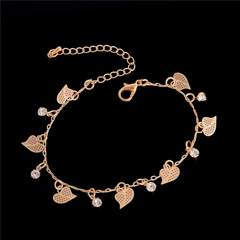 SHUANGR New Charm Anklets for Women Vintage Bohemia Foot Jewelry Ancient Gold Color Heart Butterfly Anklet Chain Bracelet
SHUANGR New Charm Anklets for Women Vintage Bohemia Foot Jewelry Ancient Gold Color Heart Butterfly Anklet Chain Bracelet