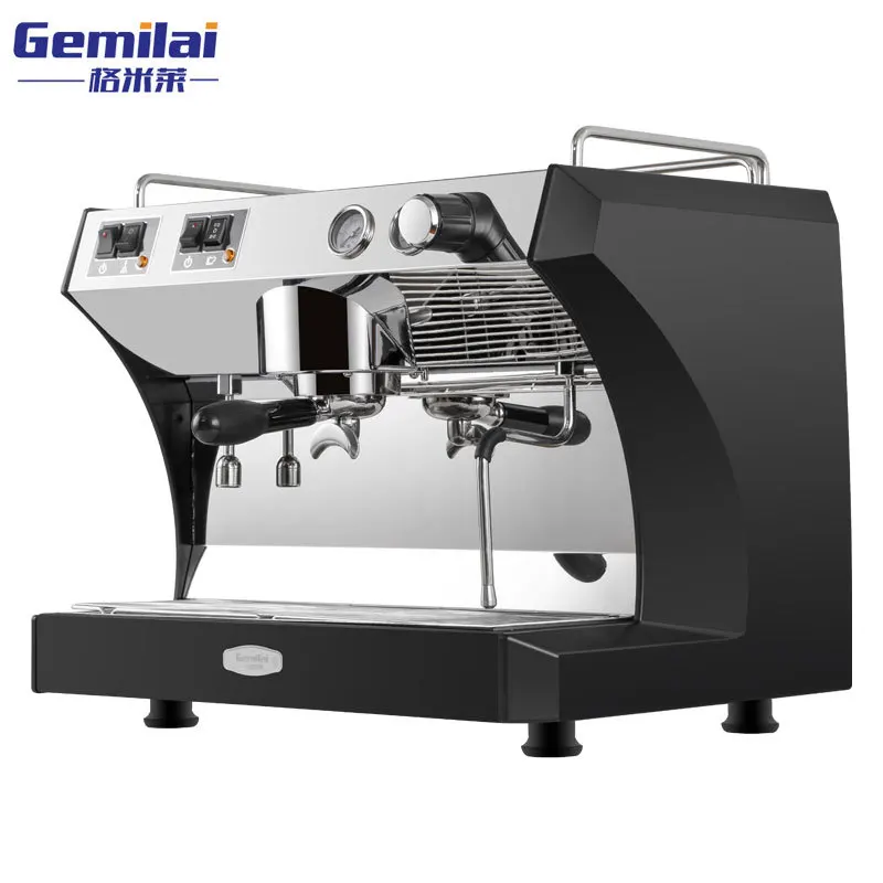 Image Italian Commercial Semi automatic Coffee Machine Single Head Pump Type 9 PA Coffee Machine Equipment Business Coffee Maker