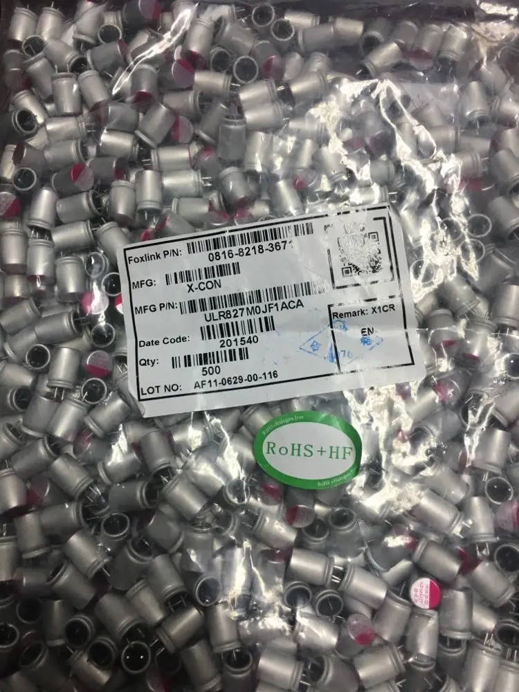 Solid state capacitor 8X11.5 6.3V820UF motherboard graphics card solid capacitor 6.3V 820UF
Solid state capacitor 8X11.5 6.3V820UF motherboard graphics card solid capacitor 6.3V 820UF