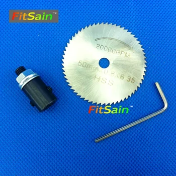 FitSain--Used for motor shaft 4mm/5mm/6mm/8mm Saw Blades Wood Cutters 50mm circular saw blade cutting disc Adapter coupling bar
FitSain--Used for motor shaft 4mm/5mm/6mm/8mm Saw Blades Wood Cutters 50mm circular saw blade cutting disc Adapter coupling bar