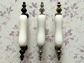 3" Ceramic Dresser Pull Drawer Handles Knobs White Silver Chrome Bronze Black Kitchen Cabinet Pulls Door Handle Furniture 76 mm 
3" Ceramic Dresser Pull Drawer Handles Knobs White Silver Chrome Bronze Black Kitchen Cabinet Pulls Door Handle Furniture 76 mm