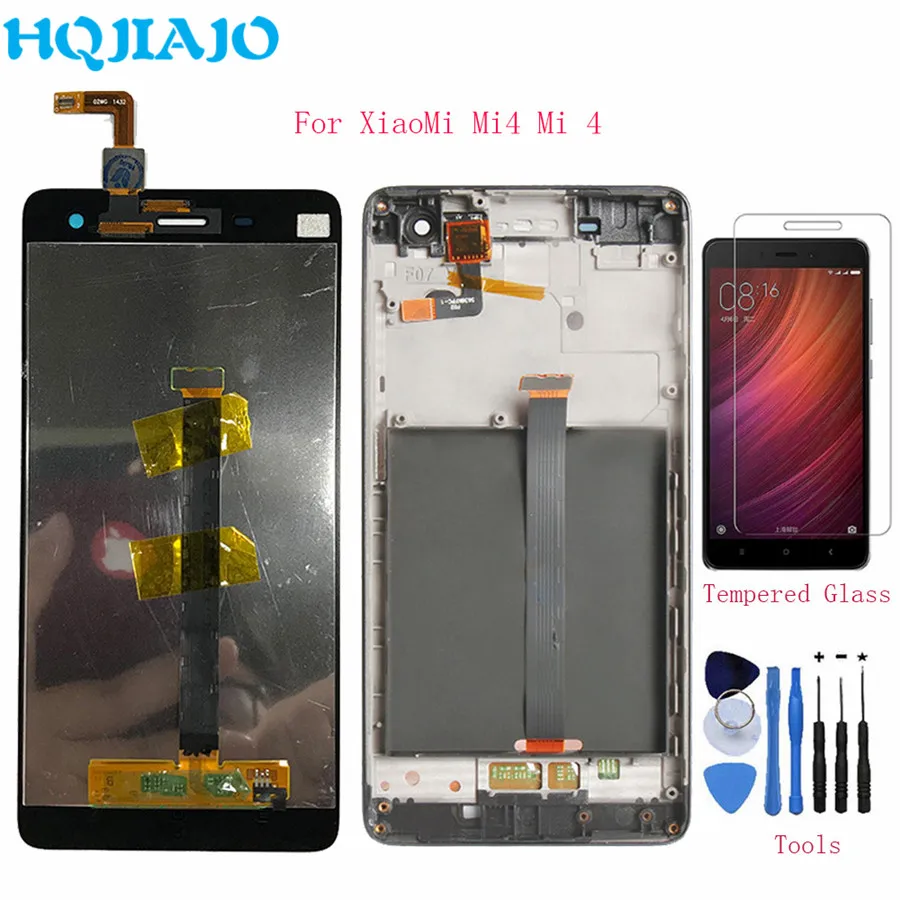 HQJIAJO For Xiaomi Mi4 Mi 4 LCD Display Touch Screen Digitizer Frame Replacement For Xiaomi Mi 4 Mi4 Phone LCDs Display Screen
HQJIAJO For Xiaomi Mi4 Mi 4 LCD Display Touch Screen Digitizer Frame Replacement For Xiaomi Mi 4 Mi4 Phone LCDs Display Screen