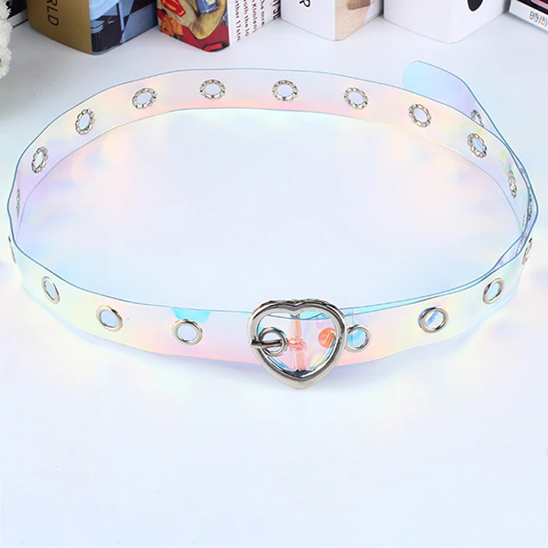Women Waist Belt Laser Metal Buckle Casual Decoration Pin Transparent Fashion Lady Girls Waistband
Women Waist Belt Laser Metal Buckle Casual Decoration Pin Transparent Fashion Lady Girls Waistband