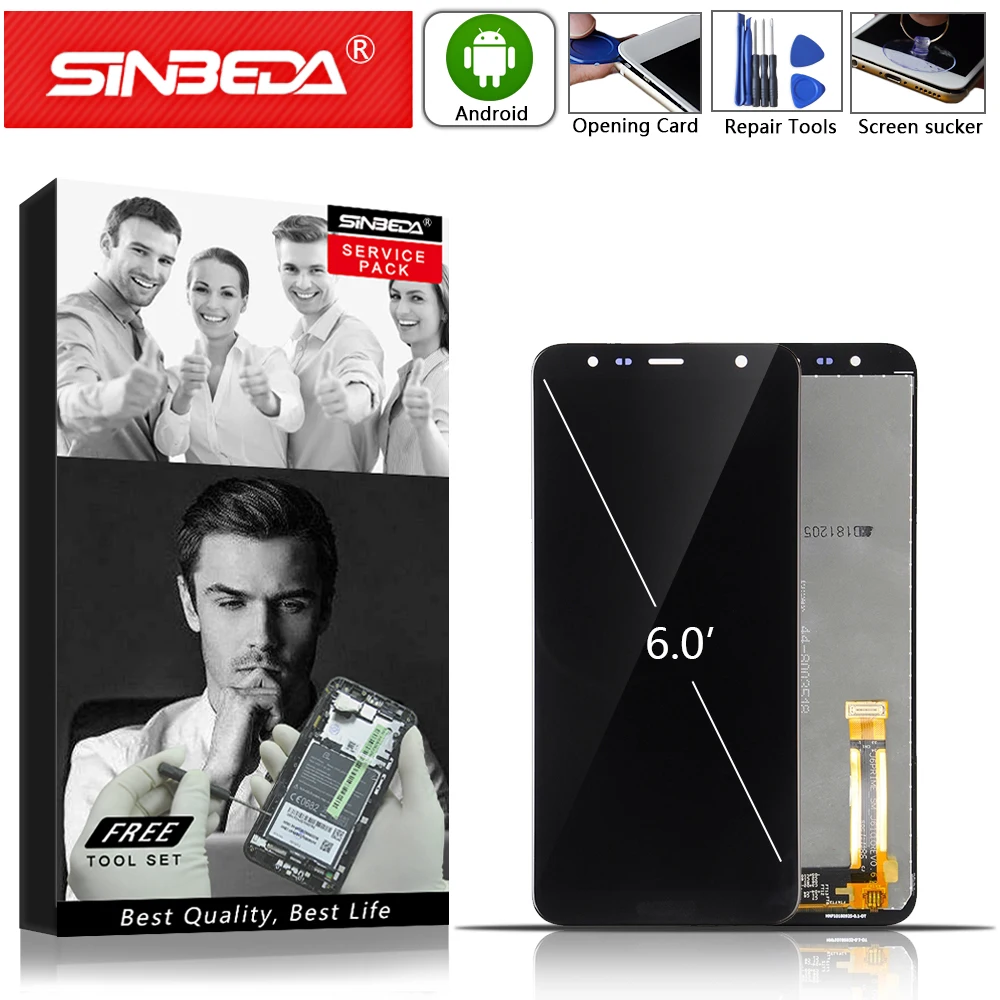 6.0" Sinbeda For SAMSUNG Galaxy J610 LCD Touch Screen Digitizer For SAMSUNG J6 Plus Display For Samsung J415 LCD J4 Plus Display
6.0" Sinbeda For SAMSUNG Galaxy J610 LCD Touch Screen Digitizer For SAMSUNG J6 Plus Display For Samsung J415 LCD J4 Plus Display