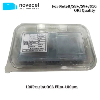 100Pcs Novecel Original OCA Optical Clear Adhesive for Samsung Note8/S8+/S9+/S10 (100μm) OCA Glue LCD Touch Glass Lens Film
100Pcs Novecel Original OCA Optical Clear Adhesive for Samsung Note8/S8+/S9+/S10 (100μm) OCA Glue LCD Touch Glass Lens Film