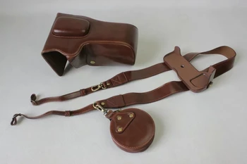 Deluxe Edition PU Leather Camera Case Cover w/ Storage Case For Canon 5DIII 5DII 5D3 5D2(24-105mm) Lens Bag With Battery Opening 
Deluxe Edition PU Leather Camera Case Cover w/ Storage Case For Canon 5DIII 5DII 5D3 5D2(24-105mm) Lens Bag With Battery Opening