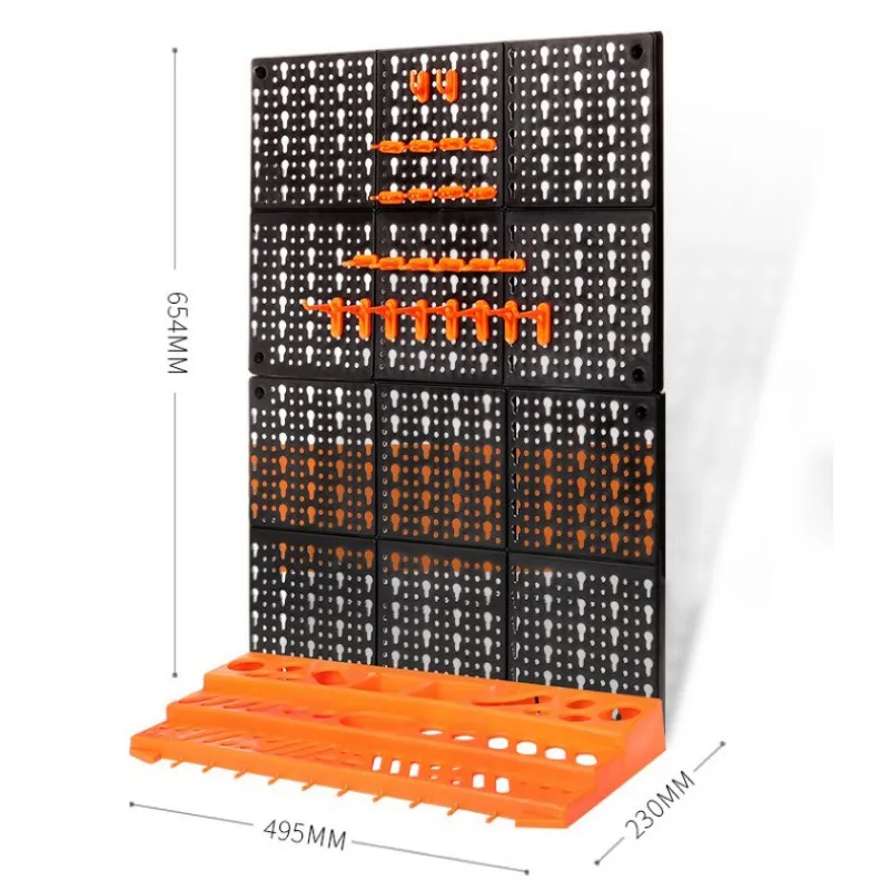 Tool hanging plate hole plate plastic hook toolbox wall hardware Parts box Screw wrench classification Component box
Tool hanging plate hole plate plastic hook toolbox wall hardware Parts box Screw wrench classification Component box
