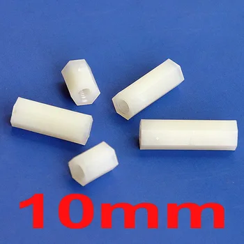 (100 pcs/lot ) 10mm Nylon M4 Threaded Hex Female-Female Standoff Spacer, Hexagonal.
(100 pcs/lot ) 10mm Nylon M4 Threaded Hex Female-Female Standoff Spacer, Hexagonal.