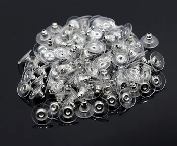 50pcs Earrings Jewelry Accessories Clear plastic Barrel Bullet Plastic Rubber Ear Plugging Earring back Earstud Findings
50pcs Earrings Jewelry Accessories Clear plastic Barrel Bullet Plastic Rubber Ear Plugging Earring back Earstud Findings