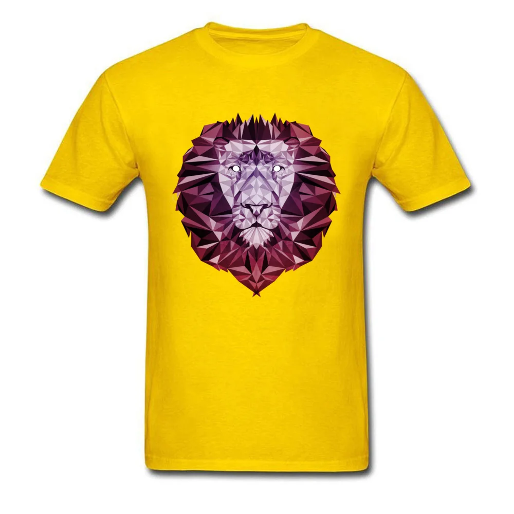 Tops Tees LEO VALENTINE DAY Funny Print Short Sleeve 100% Cotton Crewneck Men Top T-shirts Print Tops Tees Top Quality LEO yellow
