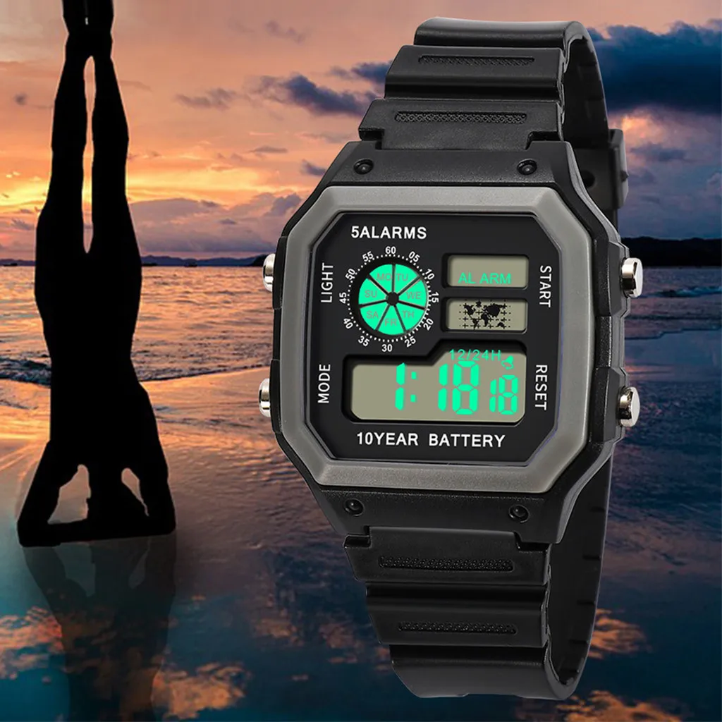 Fashion High-End Multi-Function 30M Sports Waterproof sport watch Electronic digital Watch gifts Men's wrist luminous watch for
Fashion High-End Multi-Function 30M Sports Waterproof sport watch Electronic digital Watch gifts Men's wrist luminous watch for