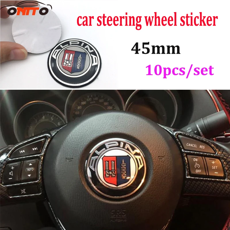 10pcs steering Wheel Logo Emblems Decoration Sticker Car Accessories Car Styling for BMW ALPINA 45mm Stickers carbon black
10pcs steering Wheel Logo Emblems Decoration Sticker Car Accessories Car Styling for BMW ALPINA 45mm Stickers carbon black