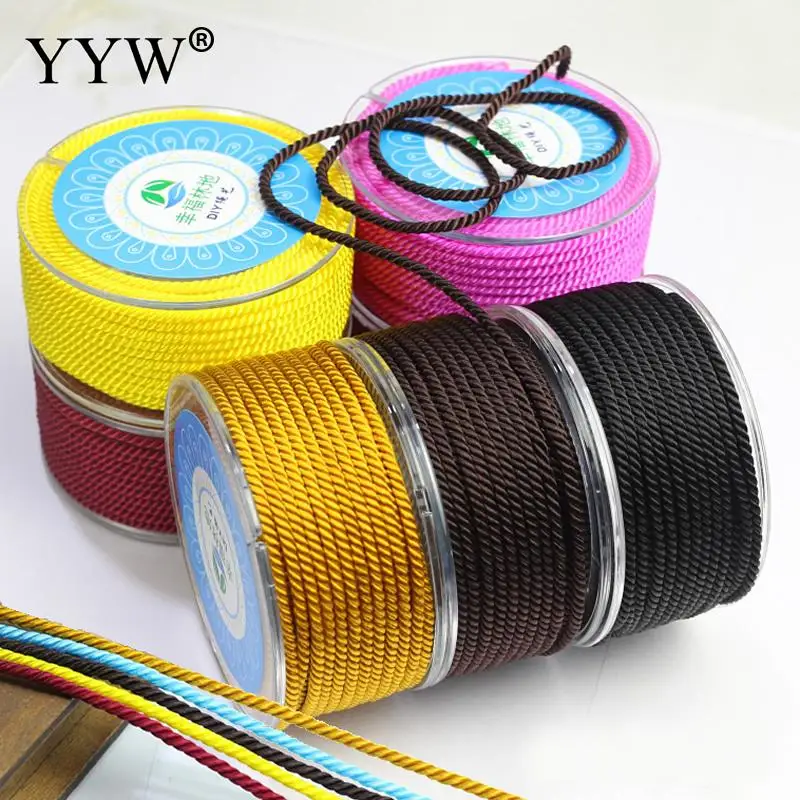 YYW New 10m/Spool 2.3mm Knot Macrame Cord Rattail Braided Sewing String Thread Diy Apparel Sewing Craft Nylon Cord With Plastic
YYW New 10m/Spool 2.3mm Knot Macrame Cord Rattail Braided Sewing String Thread Diy Apparel Sewing Craft Nylon Cord With Plastic